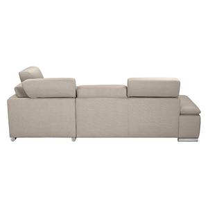 Ecksofa Masca I Strukturstoff Strukturstoff - Beige - Longchair davorstehend rechts - Keine Funktion