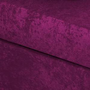 Ecksofa Max (mit Schlaffunktion / beidseitig montierbar) Microfaser - Aubergine