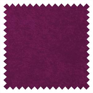 Ecksofa Max (mit Schlaffunktion / beidseitig montierbar) Microfaser - Aubergine