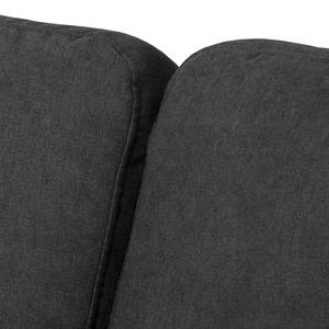 Ecksofa Moi Webstoff Grau / Anthrazit Webstoff - Grau / Anthrazit - Longchair davorstehend rechts