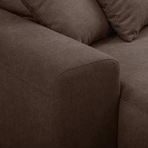 Canapé d'angle Mundi Tissu - Nougat - Méridienne courte à gauche (vue de face)