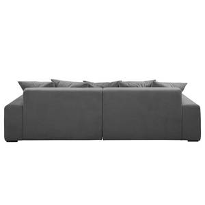 Ecksofa Mundi Platin - Longchair davorstehend links