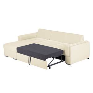 Ecksofa Narva (beidseitig montierbar) Kunstleder - Beige