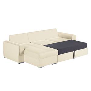 Ecksofa Narva (beidseitig montierbar) Longchair beidseitig montierbar - Kunstleder - Beige