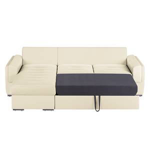 Ecksofa Narva (beidseitig montierbar) Longchair beidseitig montierbar - Kunstleder - Beige