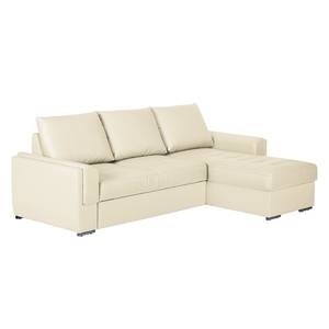 Ecksofa Narva (beidseitig montierbar) Longchair beidseitig montierbar - Kunstleder - Beige