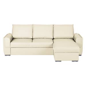 Ecksofa Narva (beidseitig montierbar) Longchair beidseitig montierbar - Kunstleder - Beige