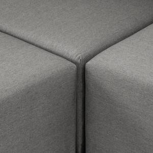 Canapé d'angle Neo (avec repose-pieds) Tissu gris