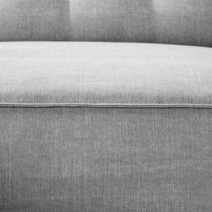 Canapé d'angle Nordic Chic II Tissu - Tissu TUS : 19 light grey - Méridienne courte à droite (vue de face)