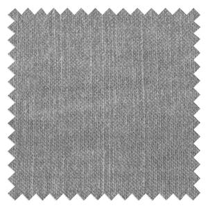 Hoekbank Nordic Chic II geweven stof Stof TUS: 19 light grey - Longchair vooraanzicht rechts