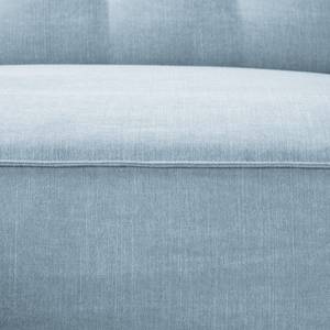 Canapé d'angle Nordic Chic II Tissu - Tissu TUS : 6 sky blue - Méridienne courte à droite (vue de face)