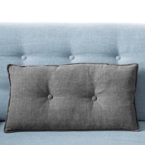 Ecksofa Nordic Chic II Webstoff Stoff TUS: 6 sky blue - Longchair davorstehend links