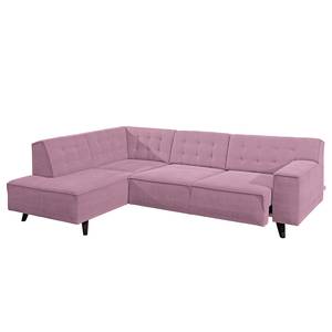 Ecksofa Nordic Chic Webstoff Cyclam - Breite: 269 cm - Longchair davorstehend links