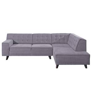 Ecksofa Nordic Chic Webstoff Flieder - Breite: 269 cm - Longchair davorstehend rechts