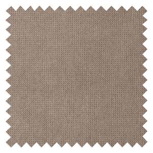 Ecksofa Odemira Strukturstoff - Warmes Beige - Ottomane davorstehend links - Keine Funktion