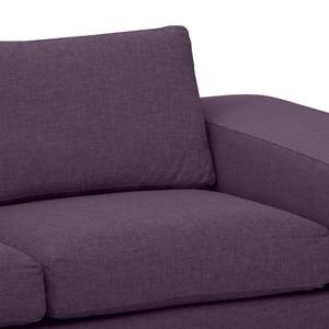 Ecksofa Omnia III Webstoff Webstoff Anda II: Violett - Longchair davorstehend links