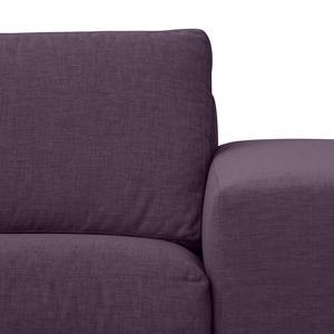 Ecksofa Omnia III Webstoff Webstoff Anda II: Violett - Longchair davorstehend links