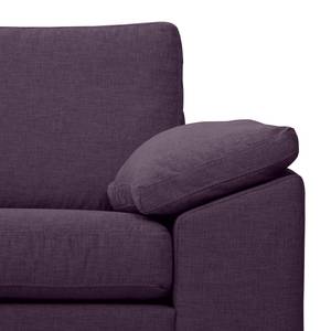 Ecksofa Omnia IV Webstoff Webstoff Anda II: Violett - Longchair davorstehend links