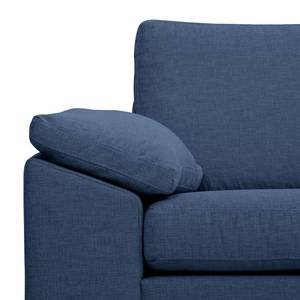 Ecksofa Omnia IV Webstoff Webstoff Anda II: Blau - Longchair davorstehend rechts