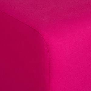 Ecksofa Oslo Baumwollstoff Pink - Longchair davorstehend links