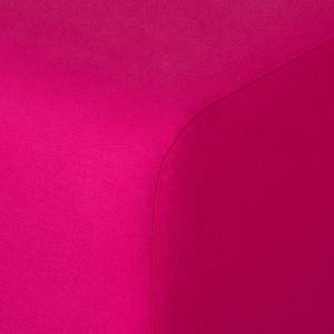 Ecksofa Oslo Baumwollstoff Pink - Longchair davorstehend rechts