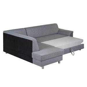 Ecksofa Bauru Webstoff Grau - Longchair davorstehend links