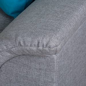 Ecksofa Bauru Webstoff Grau - Longchair davorstehend links