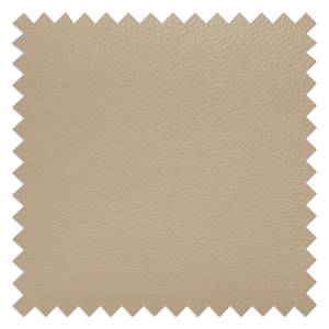 Hoekbank Parilla (met slaapfunctie) - echt leer - Warm beige - Breedte: 229 cm - Longchair vooraanzicht rechts