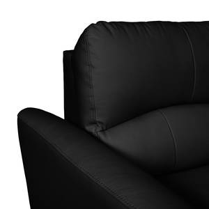 Ecksofa Parilla II Kunstleder - Schwarz - Longchair davorstehend rechts