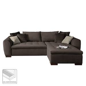 Ecksofa Peguera I (mit Schlaffunktion/beidseitig montierbar) Microfaser - Taupe