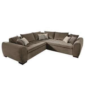 Ecksofa Peguera II Microfaser - Lehm