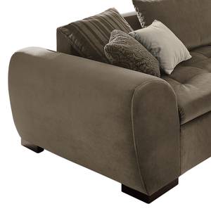 Ecksofa Peguera II Microfaser - Lehm