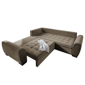 Ecksofa Peguera II Microfaser - Lehm