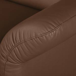 Canapé d'angle Perira I Imitation cuir - Marron - Méridienne courte à gauche (vue de face)