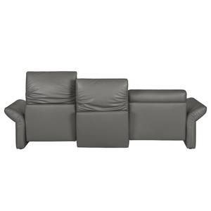 Ecksofa Perira I mit Relaxfunktion - Kunstleder - Grau - Longchair davorstehend links