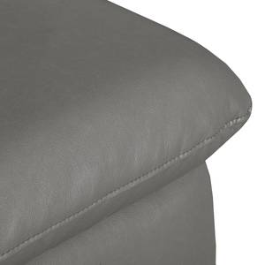 Ecksofa Perira I mit Relaxfunktion - Kunstleder - Grau - Longchair davorstehend links