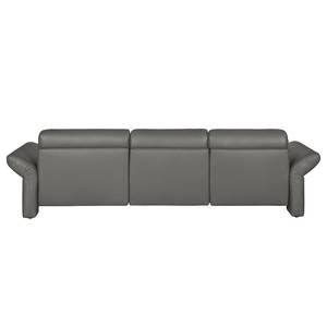 Ecksofa Perira I mit Relaxfunktion - Kunstleder - Grau - Longchair davorstehend rechts