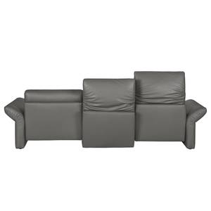 Ecksofa Perira I mit Relaxfunktion - Kunstleder - Grau - Longchair davorstehend rechts