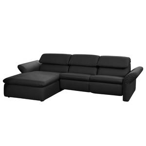 Ecksofa Perira II mit Relaxfunktion - Kunstleder - Schwarz - Longchair davorstehend links