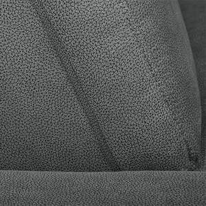 Ecksofa Piketon Microfaser Anthrazit - Longchair davorstehend links - Schlaffunktion