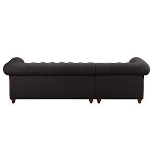 Ecksofa Pintano Anthrazit - Ottomane davorstehend links