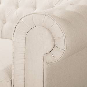 Ecksofa Pintano Beige - Ottomane davorstehend rechts