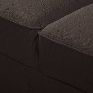 Ecksofa Pintano Espresso - Ottomane davorstehend links