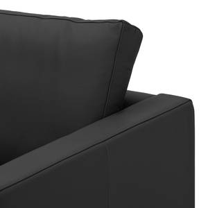 Ecksofa Portobello Echtleder Echtleder Gad: Schwarz - Breite: 293 cm - Longchair davorstehend links