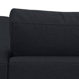 Hoekbank Portobello geweven stof Stof Ramira: Antraciet - Breedte: 251 cm - Longchair vooraanzicht rechts