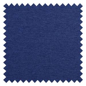 Ecksofa Portobello Webstoff Stoff Ramira: Blau - Breite: 251 cm - Longchair davorstehend links