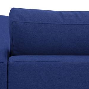 Canapé d'angle Portobello Tissu Tissu Ramira : Bleu - Largeur : 293 cm - Méridienne courte à gauche (vue de face)