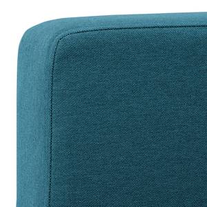 Canapé d'angle Portobello Tissu Tissu Ramira : Turquoise - Largeur : 251 cm - Méridienne courte à droite (vue de face)