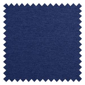 Hoekbank Portobello geweven stof Stof Ramira: Blauw - Breedte: 207 cm - Longchair vooraanzicht links