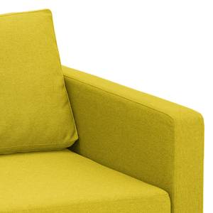 Ecksofa Portobello Webstoff Webstoff Milan: Gelb - Breite: 207 cm - Longchair davorstehend links